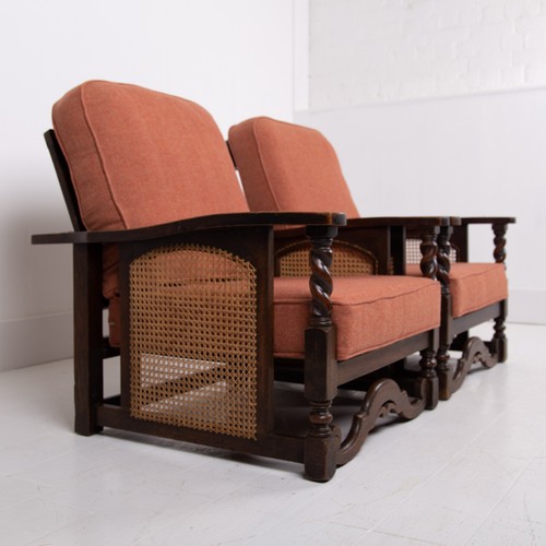 Handsome antique pair oak - antique,