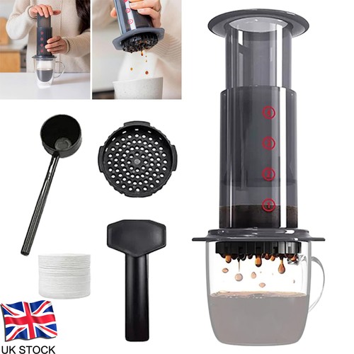 Clear coffee press in 1 - clear, 3-in-1