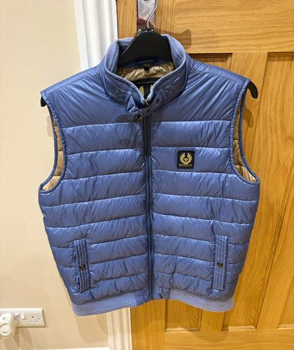 Belstaff men blue quilted - blue,