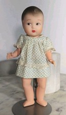 Vtg. 7.5"American Character Plastic Baby Doll Effenbee? Soft Plastic Collectible