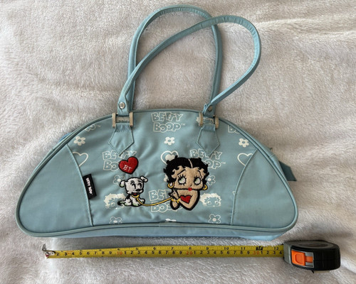 Betty boop blue crescent hand - betty,