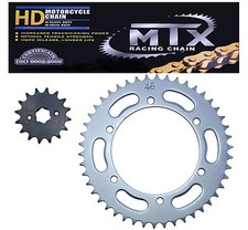 Gilera Cougar 125 chain & sprocket kit (1999-2006) MTX heavy duty GOLD upgrade
