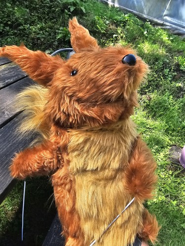 Handmade muppet style red - muppet,