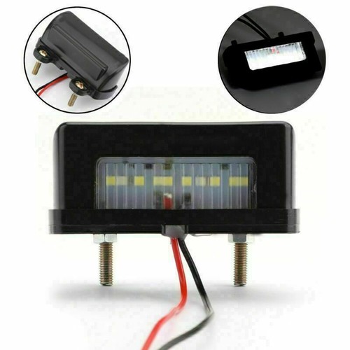 Led license plate rear light - plate,
