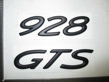 PORSCHE  928 " 928 GTS " GENUINE FACTORY PORSCHE EMBLEM FOR REAR 