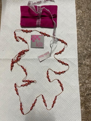 Lola rose long necklace bnwt - lola,