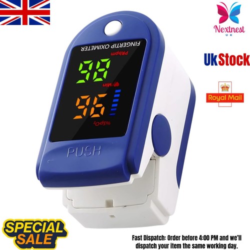 Fingertip pulse oximeter heart - fingertip,