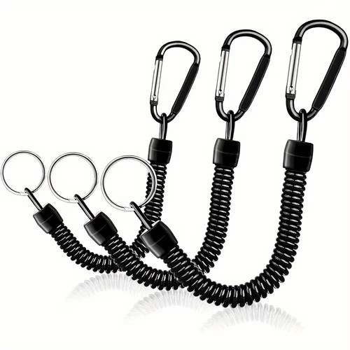 Retractable coil keychain - retractable,