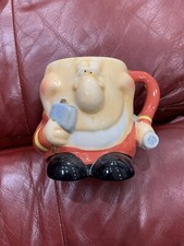 GANZ Fireman Ceramic Coffee/Tea Cup Mug Fire Fighter Whimsical Cocoa Vtg