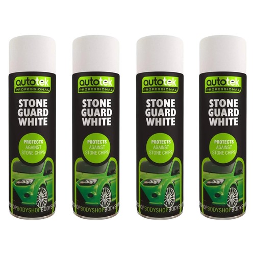 Autotek white stone guard - white,