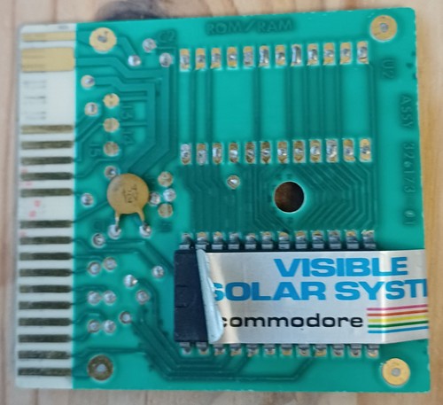 Commodore cartridge visible - 64,