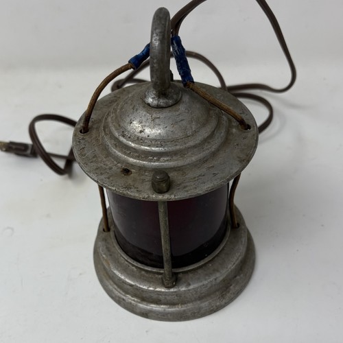 Vintage red glass - glass, electric
