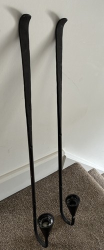 Hand forged pair wrought iron - hand,