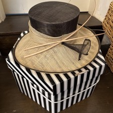 Ladies Hat Wedding Event Races Woven with Box New Unworn 