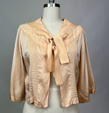 Antique 1920s Pale Pink Silk