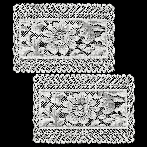 2pcs embroidered lace - 2pcs,