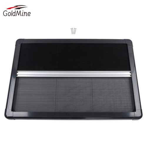 Black motorhome blind - motorhome,