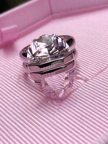 Swarovski lucent ring rose - rose, 55