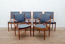 6 X MID CENTURY DANISH DINING CHAIRS D-SCAN SCANDI 1970'S DELIVERY OPTION