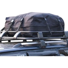 Hilka 180L Car Roof Bag Waterproof Luggage Storage for SUV Van with Roof Rails