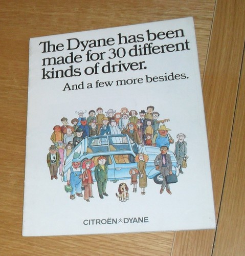Citroen dyane brochure 1972 - brochure,
