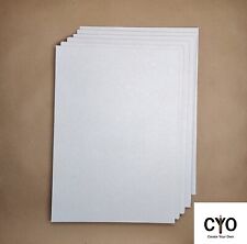 Standard White Enamel Mount Board 1.5mm Backing Board  A4 A3 A2 A1 GREY CORE