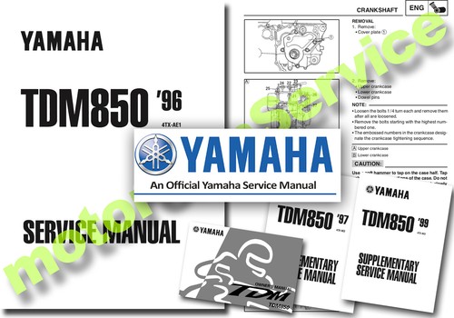 Yamaha tdm850 workshop manual - yamaha,