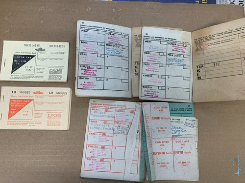 Food ration books 1943 and - food,