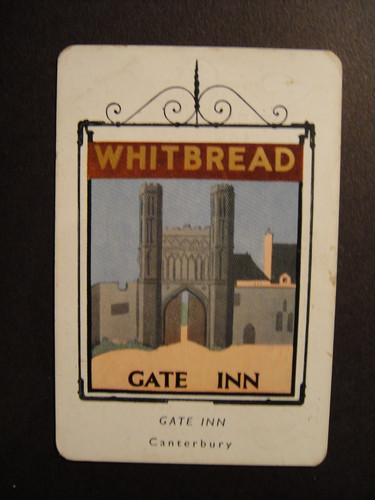 Whitbread inn signs - signs, (card)