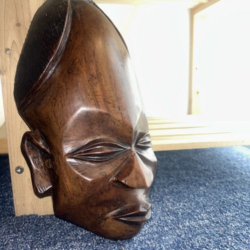 Old vintage hand carved hard - old,