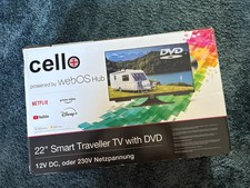 Cello 22 inch Smart 12 Volt TV DVD Player 1080P Frameless  CARAVAN TV HDMI  USB