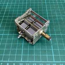 Vintage 2 Gang Tuning Air Spaced Capacitor - 380/250pF