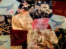 Vintage Sanderson/Crowson/Jonelle Fabric Bird Scraps - Min 10 Birds & Up To 15