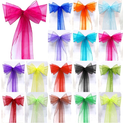 100 organza sashes - 10,