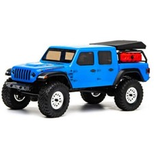 Axial AXI00005T2 1/24 SCX24 Jeep JT Gladiator 4WD Rock Crawler Brushed RTR, Blue