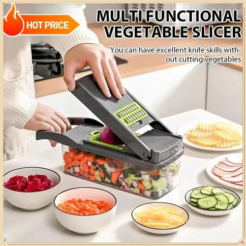 Vegetable chopper - 16-in-1,