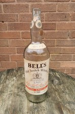 Large Vintage Bells Whisky Bottle 4.5L 8 Pint 70% Proof Rare Money box Jar Darts