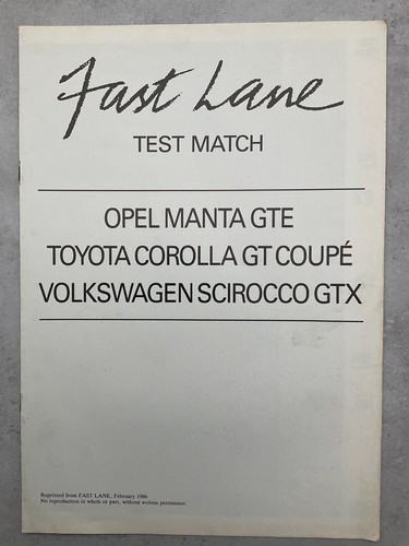 Opel manta gte - road, test