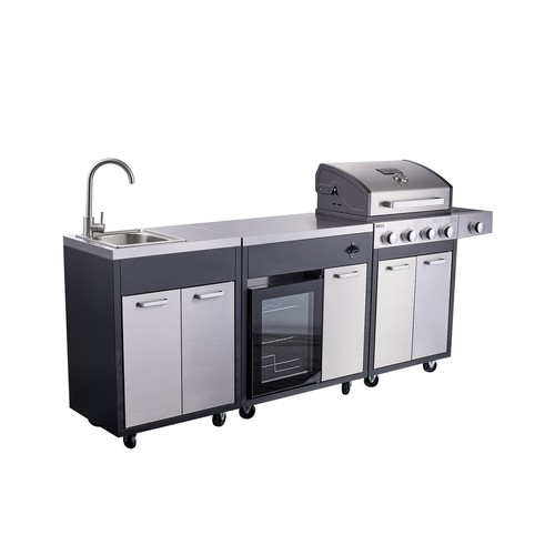 Boss grill outdoor kitchen - kitchen,