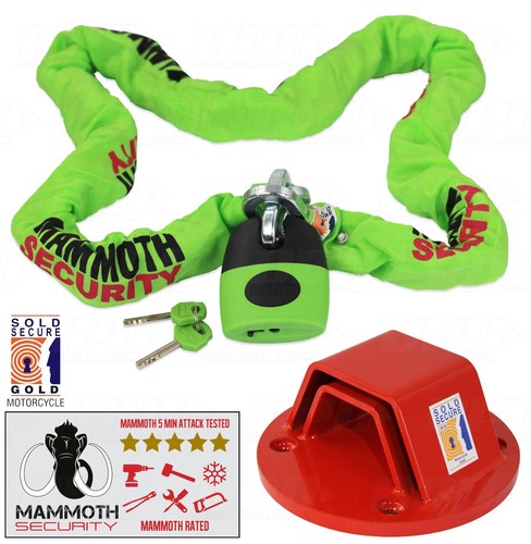 Mammoth motorcycle lock - lock, &
