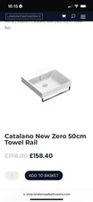 Catalano New Zero Towel Rail (under Sink) New In Box 