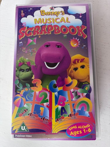 Barney musical scrapbook vhs - musical,