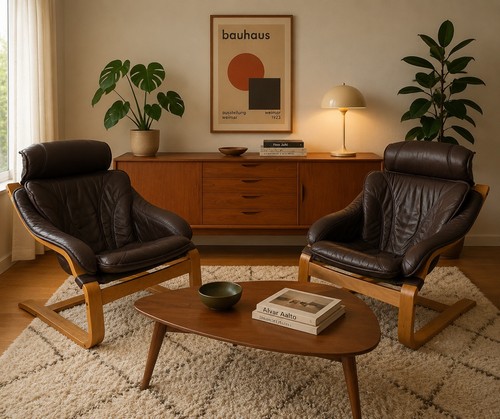 Pair mid century danish - mid,