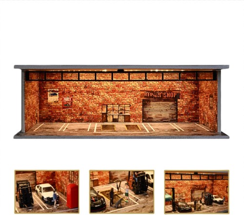 Diorama diecast car - diorama,