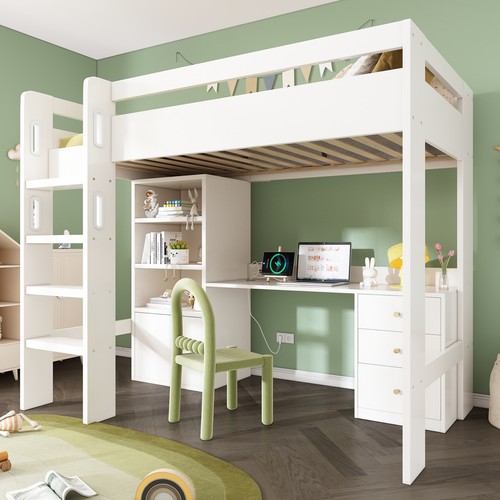 High sleeper bunk bed - high, kids