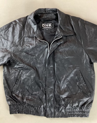 Vintage leather bomber jacket - vintage,
