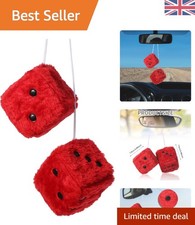 High-Quality Red Fuzzy Dice