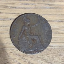 1912 King George V Penny Coin
