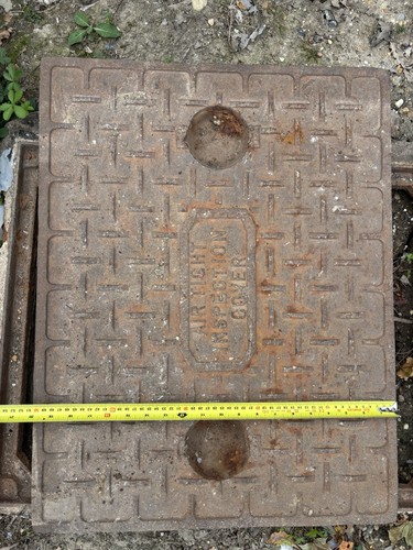 Manhole cover and frame - cover,