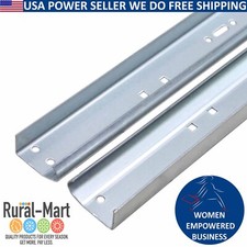 7' Garage Door Vertical Track (Left & Right) - Replacement Set